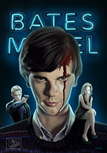 A promotional image for the A&E TV series, 'Bates Motel.' 2014