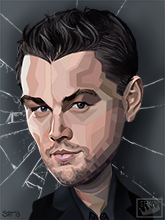 A caricature of Leonardo Dicaprio from Inception. 2014