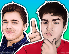 Illustrated versions of my friends for a collaboration project. 2016