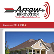 Using my workplace's standards and SEO guidelines, I created this version of Arrow Renovation! Please note that since it is a real client's website, it has since been altered heavily so here is the archived version of what I worked on! 2016